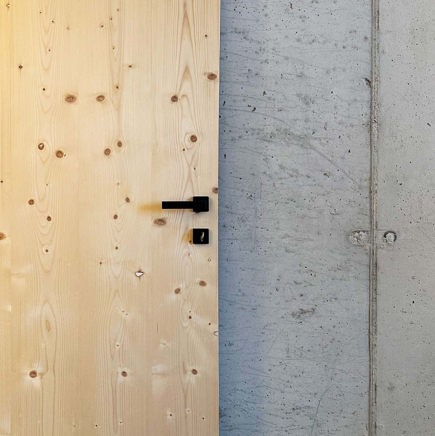 Sezione trasversale del progetto della casa a Roana