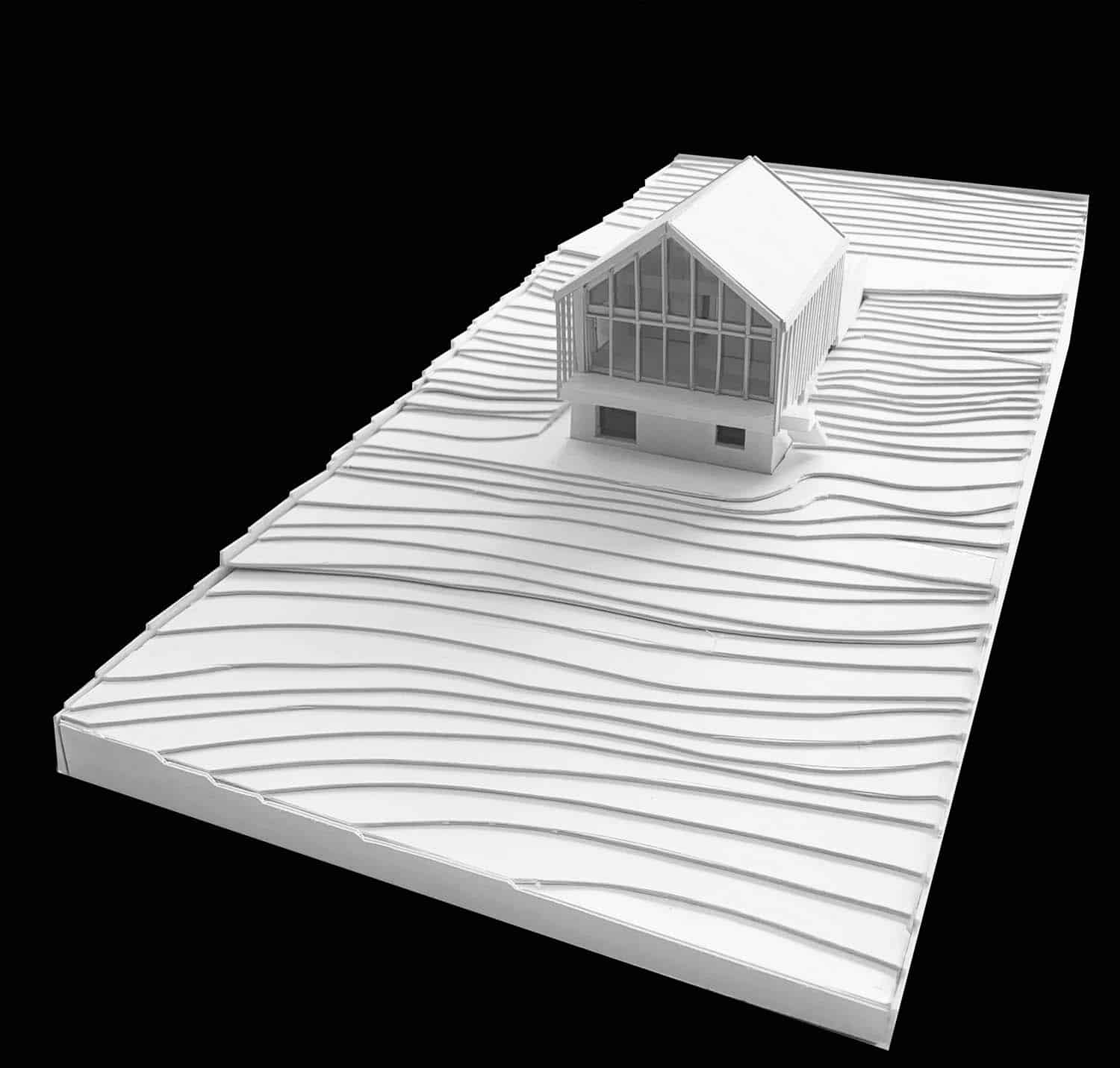 Vista esterna della casa sull'Altopiano di Asiago con paesaggio montano