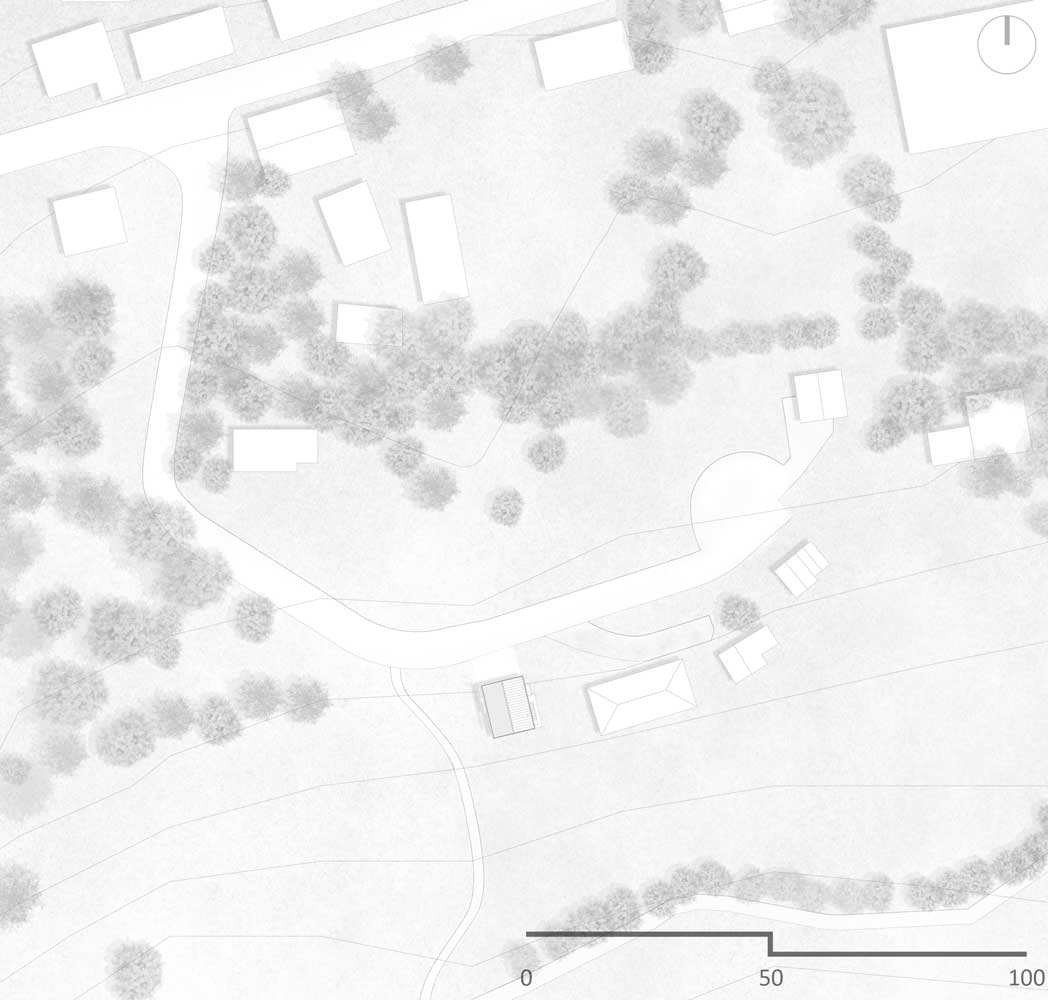 Vista ravvicinata della facciata in legno della casa sull'Altopiano