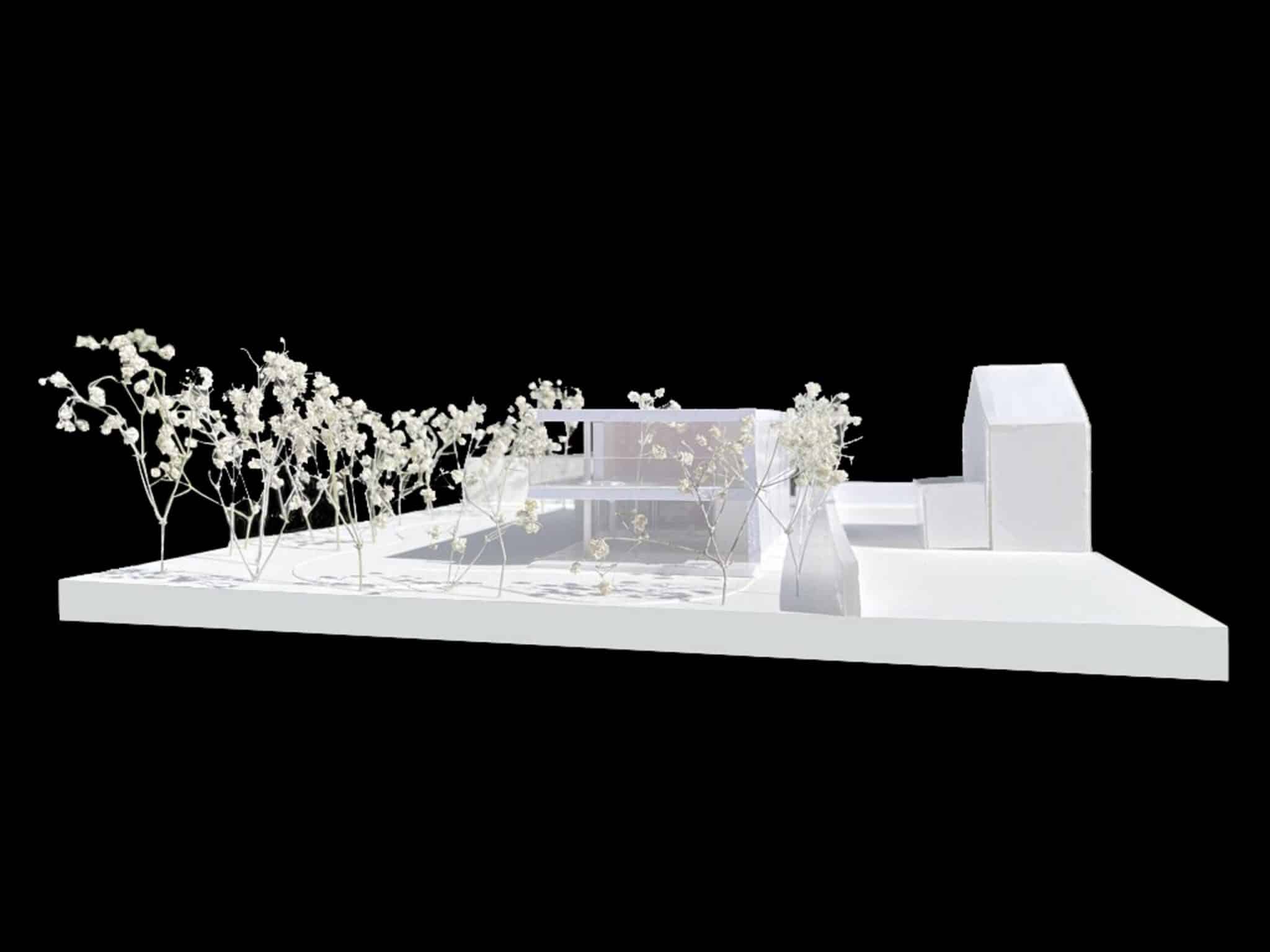 Pianta piano primo del progetto Villa Razionalista